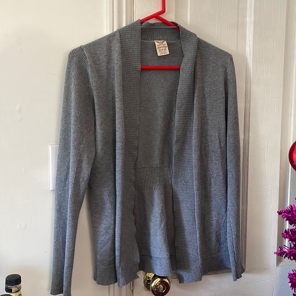 Medium gray sweater